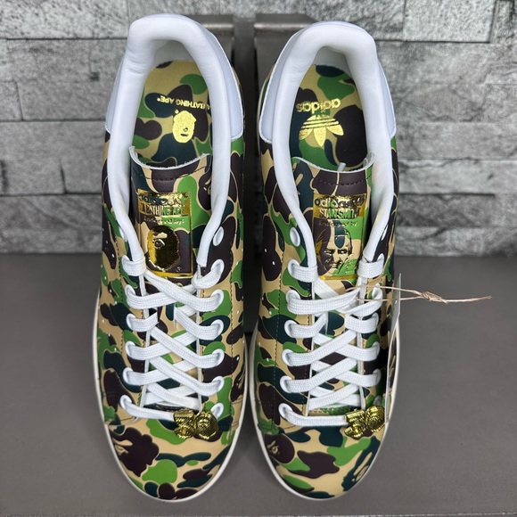 Adidas x BAPE Stan Smith 30th Anniversary Camo  - NEW - M10 main image 4